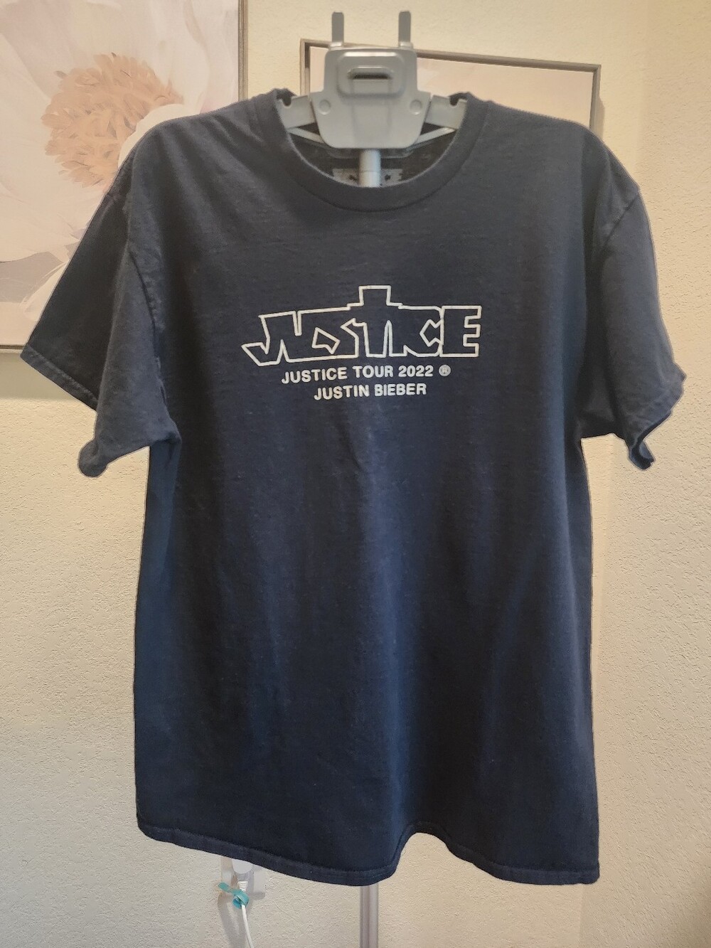 Justin Bieber Justice Tour 2022 Blk Graphic Tee
